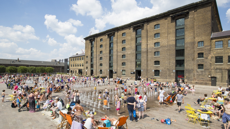 Sunny Afternoon at Granary Fountains